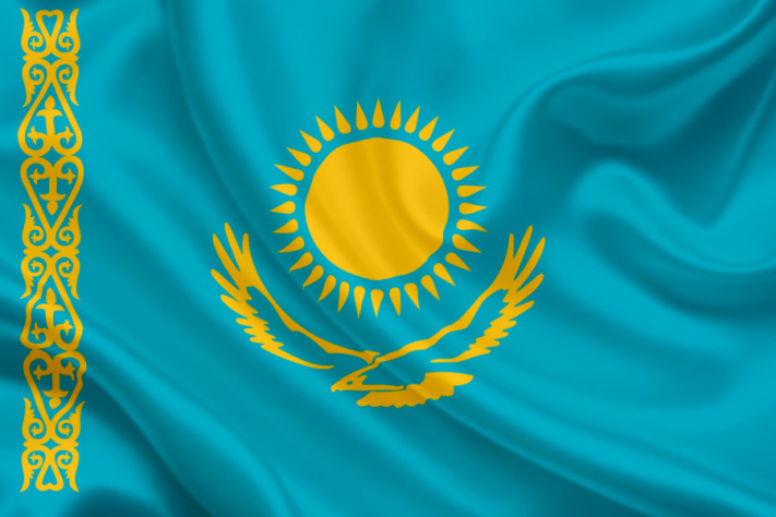 Государственный флаг Республики Казахстан